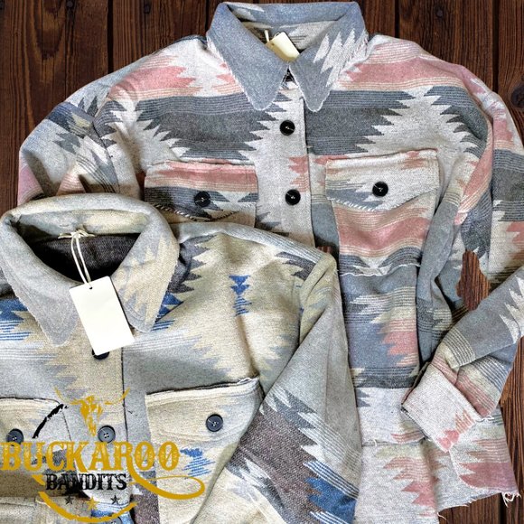 Aztec Jacket - Teal - Picture 6 of 11